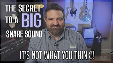 Audio Engineering Secret To A Big Snare Sound | The Trick Nobody Talks About