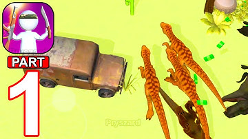 Dino Defense! - Gameplay Part 1 Dino Army Commander Base Defense Game (iOS, Android)