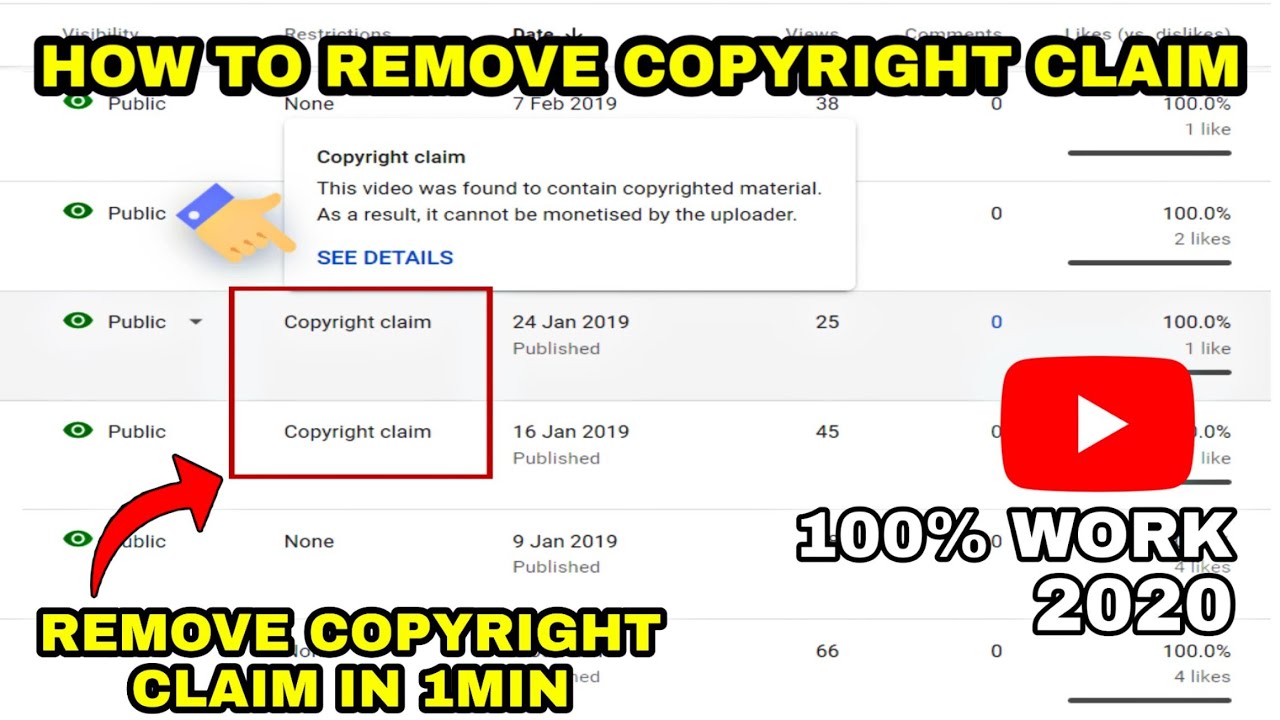 Copyright Claim Youtube Video - scottdesign-inc