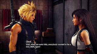 Cloud and Tifa Talk About Their Past - Final Fantasy VII Remake Intergrade No Commentary