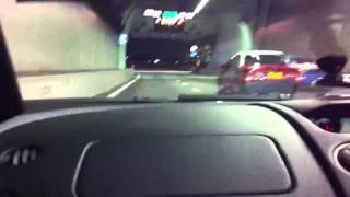 Inside Lamborghini Gallardo Spyder brutal tunnel sound Lamborghini Gallardo Spider Sound Tunnel Assen
