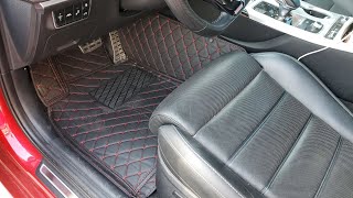 Athlete Statistics Diamond Stitch Mats for My Kia Stinger GT
