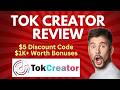 TokCreator Review | Quick DEMO, $5 Discount Code & Bonus