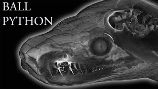 *REAL* Snake brain anatomy 3D - Ball python *4K*