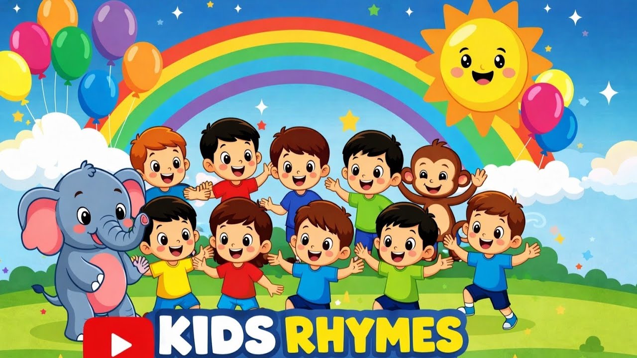 Come Along to the Fun World 🎵 | Kids Rhymes for Learning, Dance & Colors 🌈| zippyToonia | KidsRhym