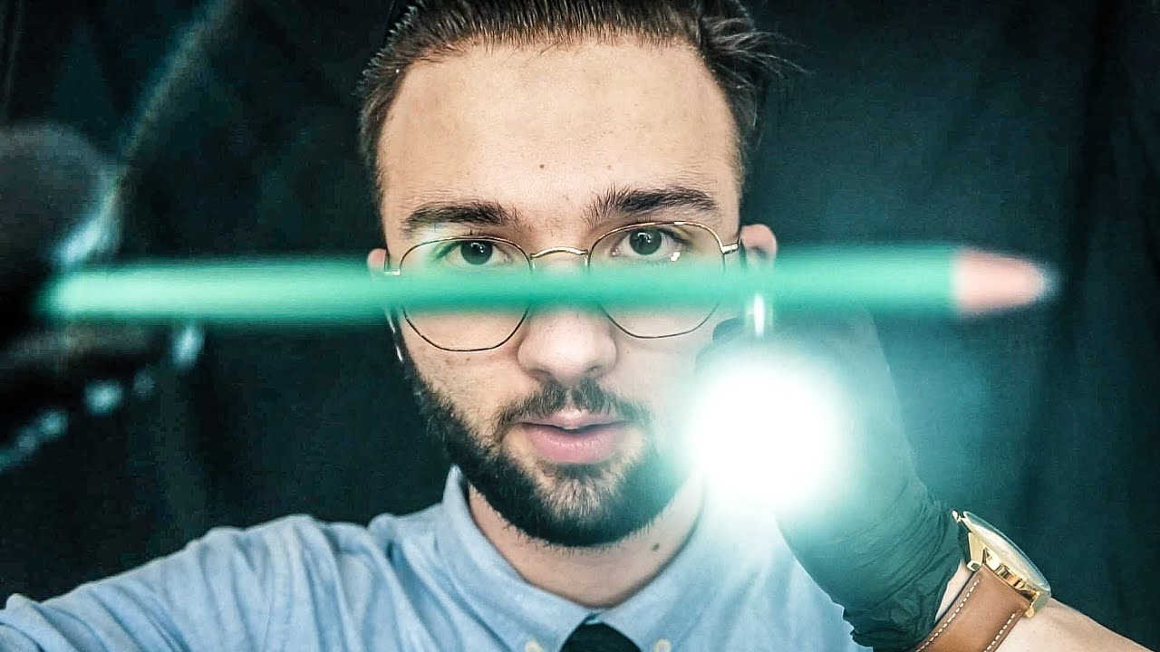 ASMR - EXAMEN MÉDICAL DES NERFS CRÂNIENS (Roleplay Français)