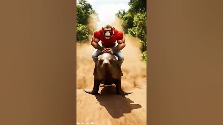 Bandar Bhai Ka lafra ho gaya monkey funny video #Aivlog #monkeyvlogMonkey#ViralAivlog#shorts