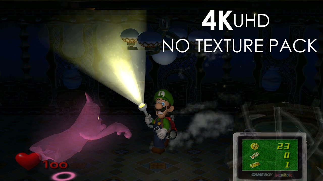 Luigi's Mansion (4K / 2160p / Texture Pack), Dolphin Emulator 5.0-15697