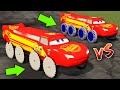 Lightning Mcqueen BTR VS Lightning Mcqueen BTR with Saw Wheels - which is best?