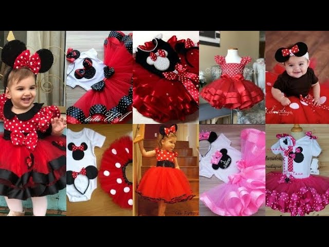 Disfraz Vestidos Para Cumpleaños🎂 MINNIE MOUSE para niñas/ Minnie Mouse  BIrthday Dresses for Girls - YouTube