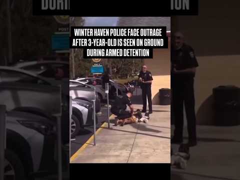 Florida Police Under FIRE After 3-Year-Old Seen On Ground During Armed Detention 😳 #Police #Florida