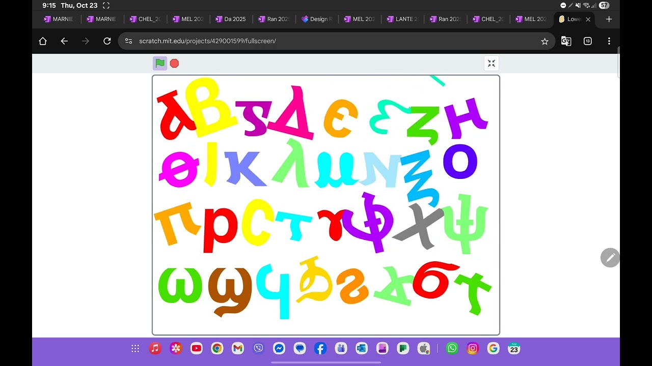 Coptic alphabet dance fix
