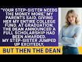 "My Parents Gave My $850K College Fund to My Step Sister Karma Hit Hard at Graduation!"