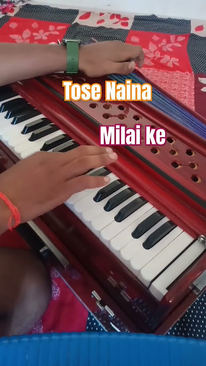 Tose Naina milaike/#ytstudio #music /#shorts #harmonium