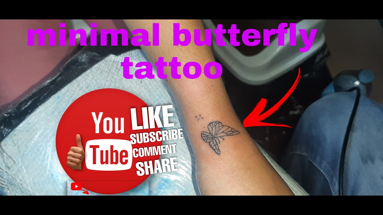 MINIMAL BUTTERFLY TATTOO