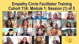 Empathy Training: Cohort 11.A: Module 1: Session 1 of 5