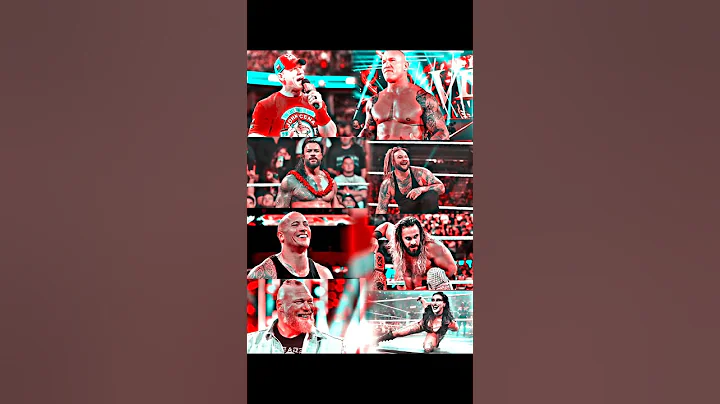 Heroes Vs Villian in WWE 🆚 | Edit #shorts