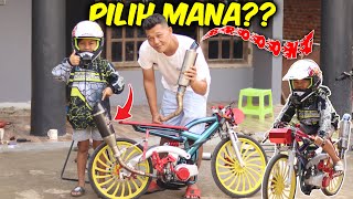 COBA KNALPOT RACING DI SEPEDA DRAG DIMAS, SUARANYA BAGUSAN MANA YA??