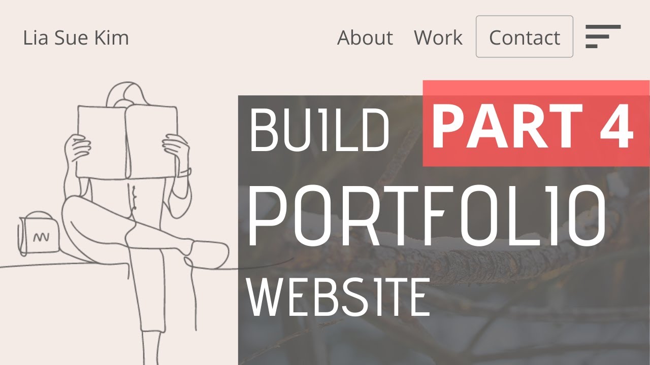Build A portfolio Website With HTML, CSS & Javascript - Part 4 / The ...