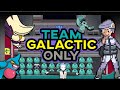 Can You Beat Pokemon Platinum As A Team Galactic Member ?! (no items in battle)