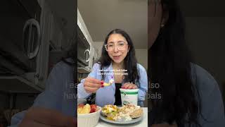 Eating intuitively but also having goals 🕺💓 #weightgain #intuitiveeating #foodfreedom #weightgain