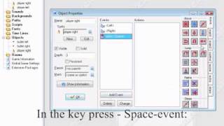 Gamemaker - How to shoot with an object
