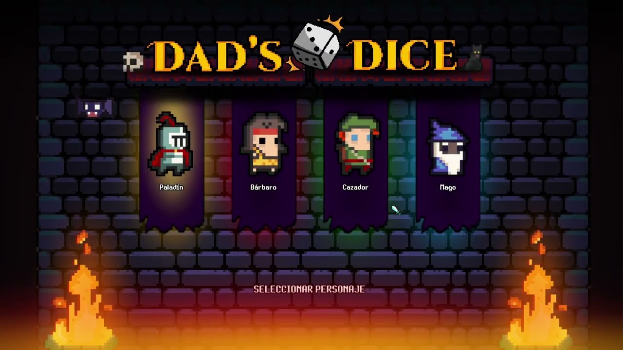 Gameplay demo of Dad's Dice: History of Legends - No Commentary