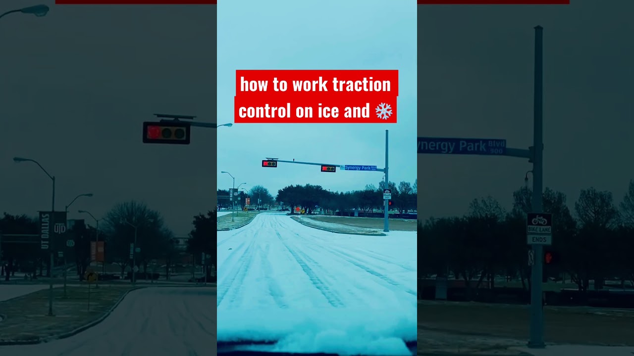 🙉LISTENS how to work traction control on ice and snow