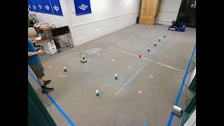 Slalom Path FRC6328 HyperDrive Challenge Run 1 (7.0 Seconds)