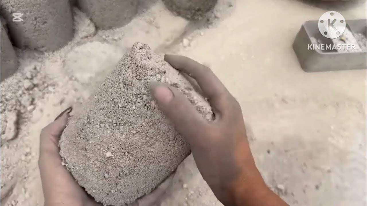 Edit vlog crumbling of different texture 🫰🔥satisfying 