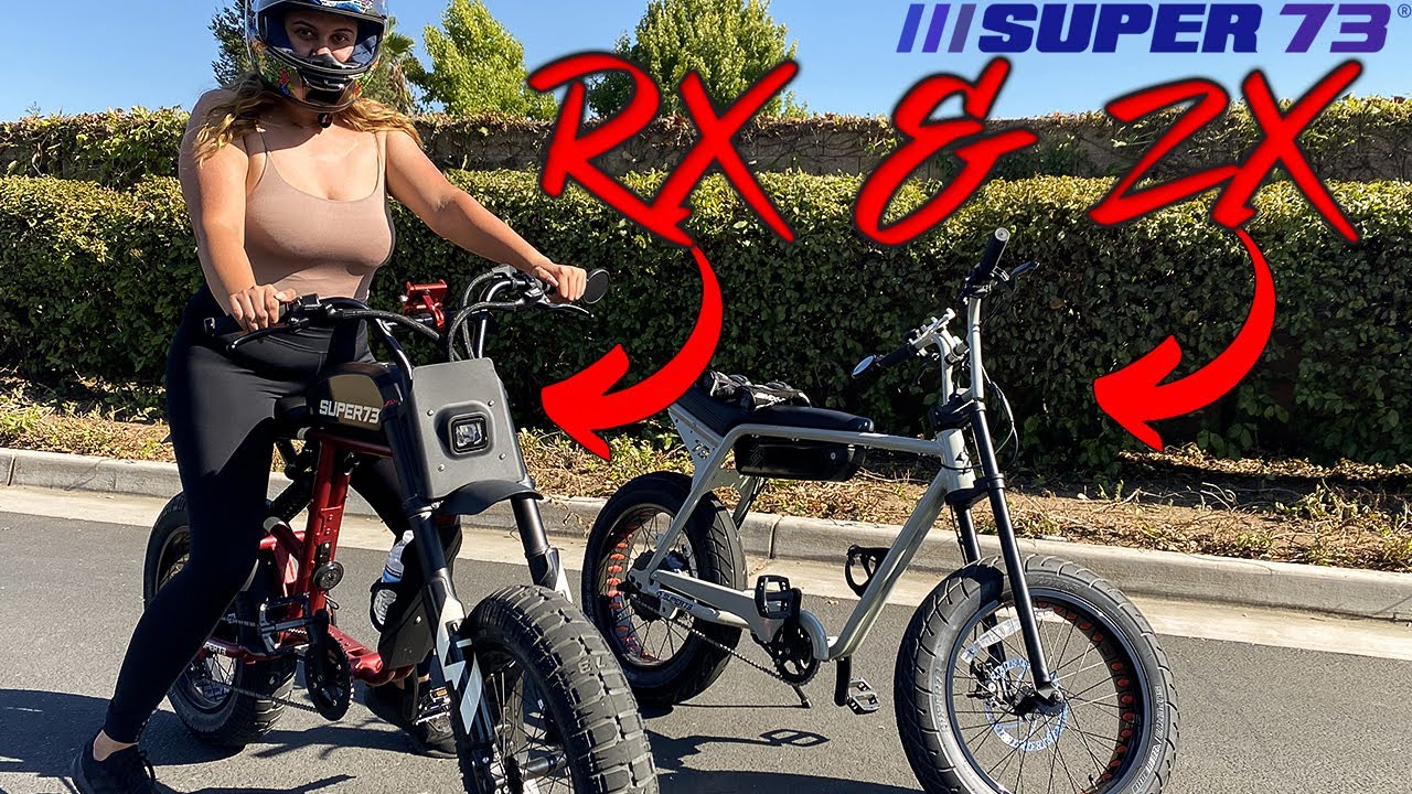 Girlfriend Rides my Super73 ZX & RX E-Bikes - YouTube