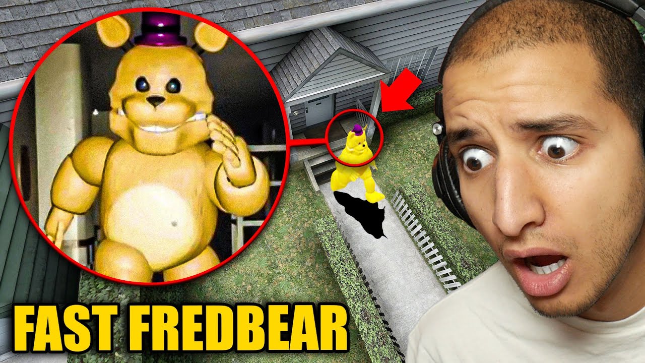 If You See FAST FREDBEAR Outside Your House, RUN AWAY FAST!! - YouTube
