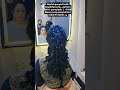 Stylish ponytail with beautiful curls… perfect party look 💃Messy curly ponytail but make it fashion
