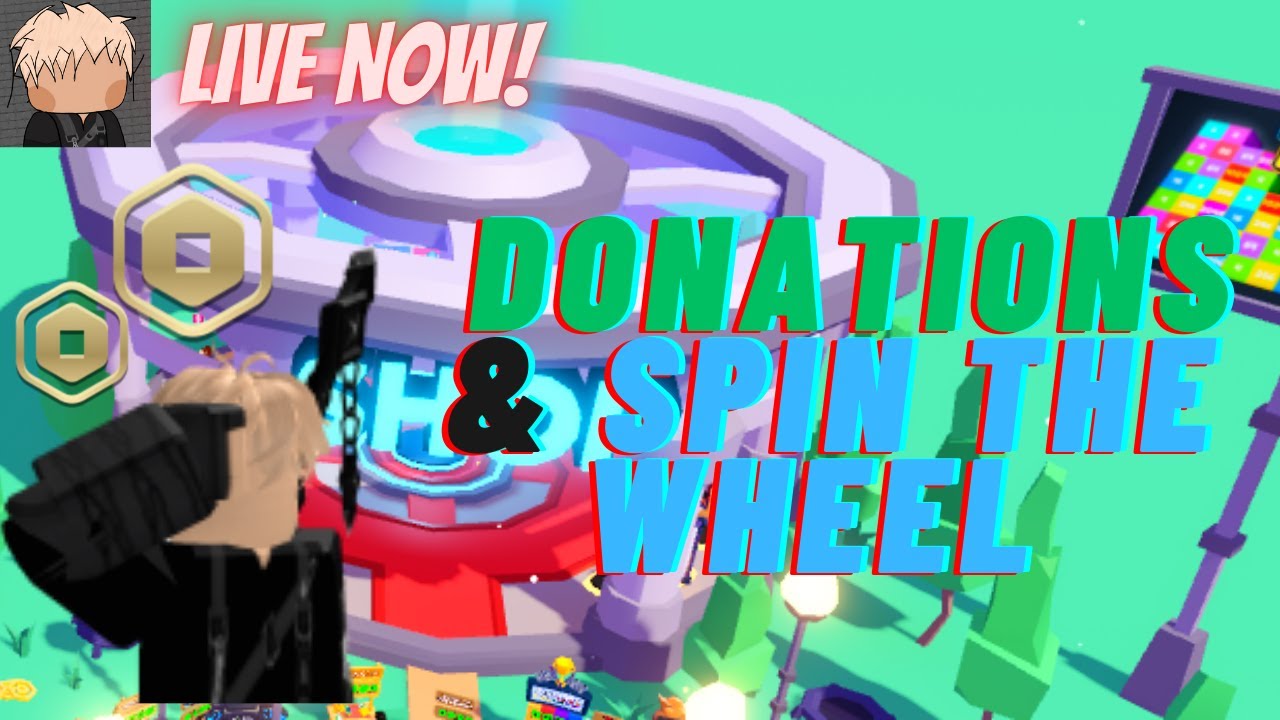PLS DONATE SPIN THE WHEEL 2-25 ROBUX | DONATING STREAM - YouTube