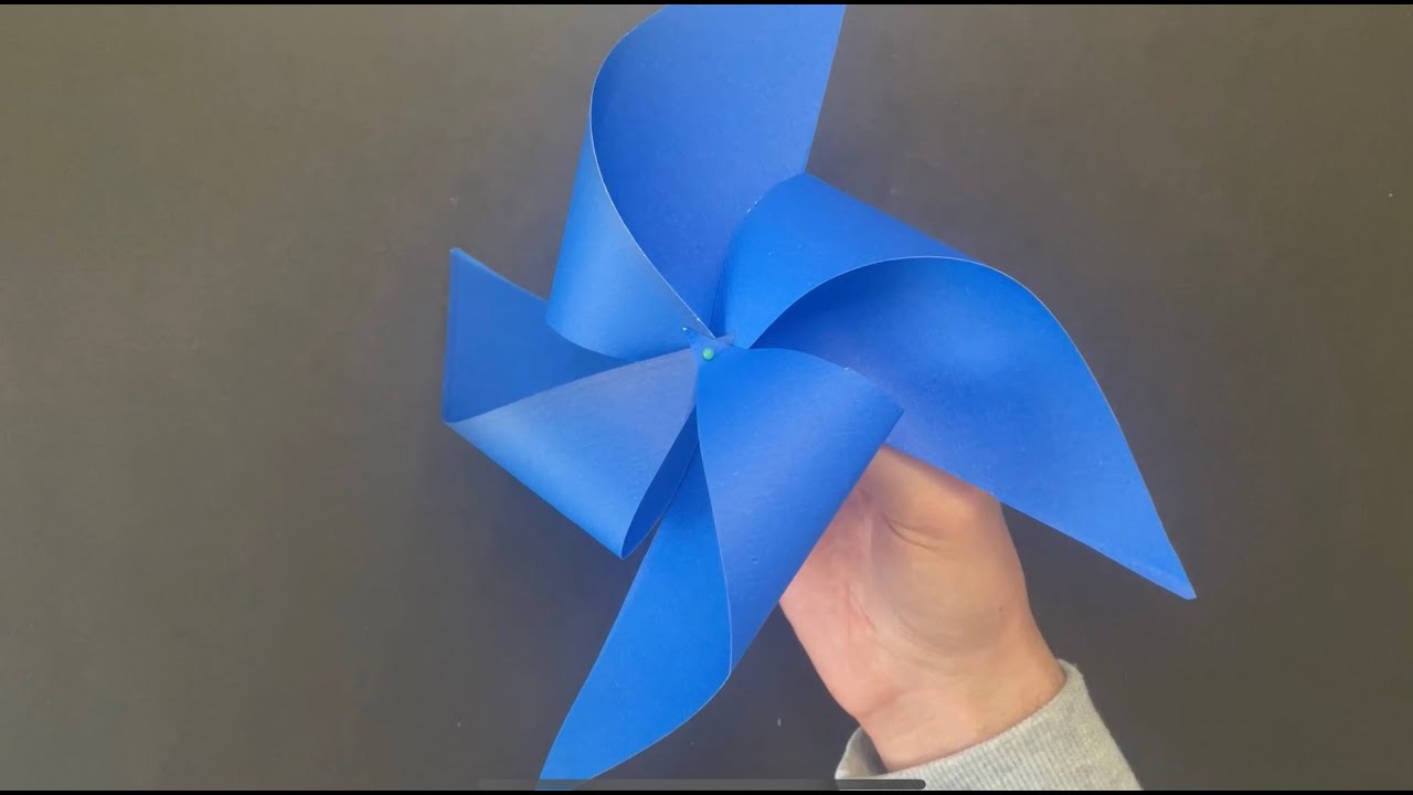 How to Make a Paper Windmill (Kağıttan Rüzgar Gülü Yapımı)