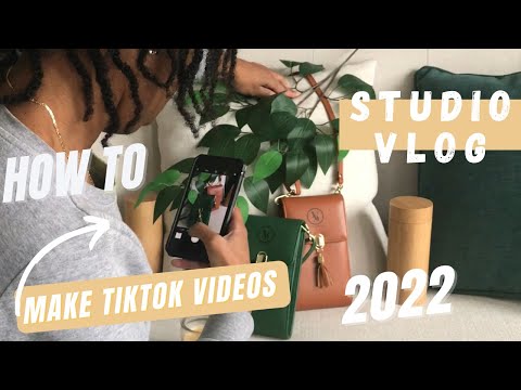 STUDIO VLOG 41 ✷How I Make TikTok Videos For My Small Business