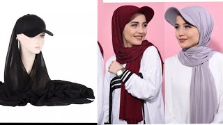 طريقة خياطة لفات حجاب هذه بطريقة سهلة ومبسطة #لفات_حجاب #توربان #hijab_tutorial #fashion #moda