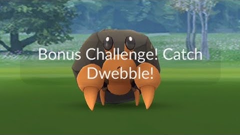 Catch Dwebble & Evolve into Crustle - Pokemon Go