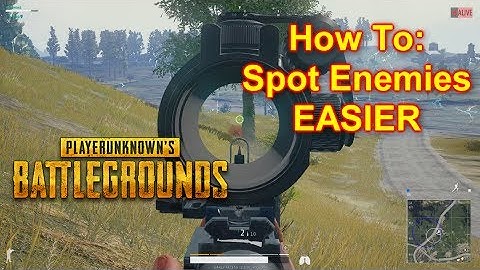 PUBG - How To Fix Blurriness and Spot MUCH easier! (ReShade Tutorial)