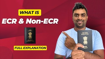 ECR Passport vs Non-ECR Passport || What Is the Difference Between ECR and Non-ECR Passport in 2024