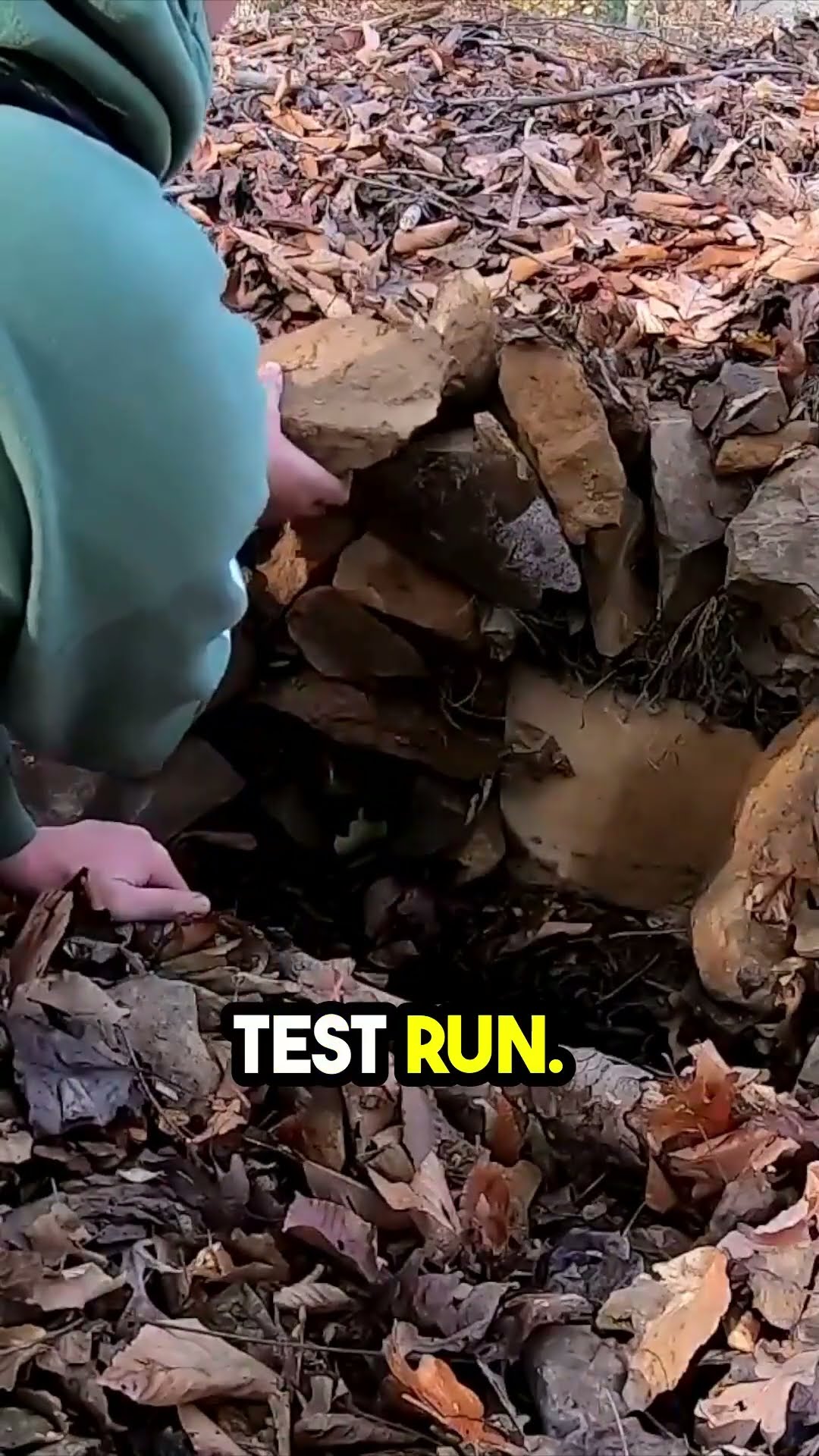 Camping in Bushcraft Survival Bunker  #camping #buschcraft #survival