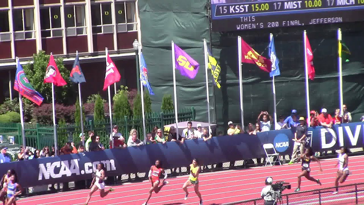 Florida Track and Field - Kyra Jefferson- 2015 NCAA Outdoor 200m