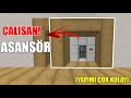 Minecraft ÇALIŞAN ASANSÖR Nasıl Yapılır ?! (KOLAY) 1.16.5