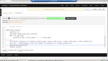 Web development using web2py and python part 29