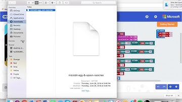 Uploading a hex file to a microbit on a Mac Machine