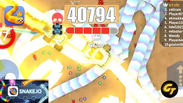 Snake Game | Snake.io Game Score upto 40000 Points | New Skin Unlocked | Snake .io Game #Gameplay