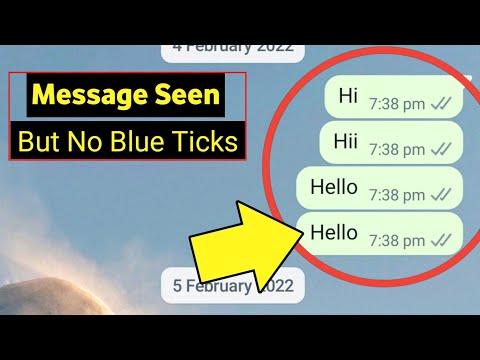 Βίντεο: Whats app blue ticks;