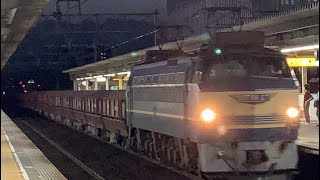 EF66 27ニーナ牽引臨8784レ尾張一宮通過