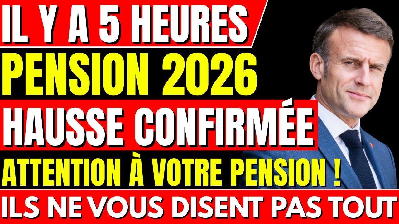 Pensions 2026 : Hausse Confirmée, Mais Certains Retraités Perdront Du Pouvoir d’Achat