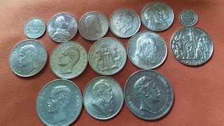 Новые покупки монет из серебра Имперской Германии и России.  Цены на серебряные монеты сегодня?!
